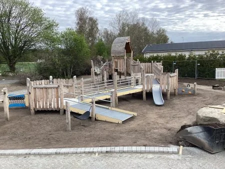 Fallskydd vid lekställningen