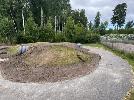 Rörkulle före Hybridgräs