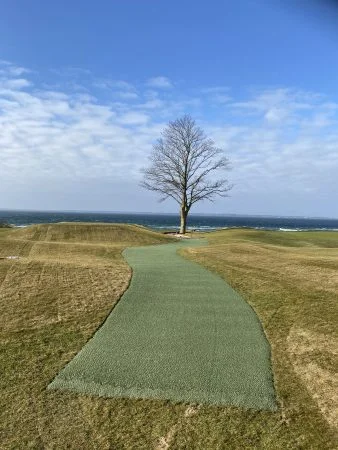 Rya GK Gångväg Hybridgräs